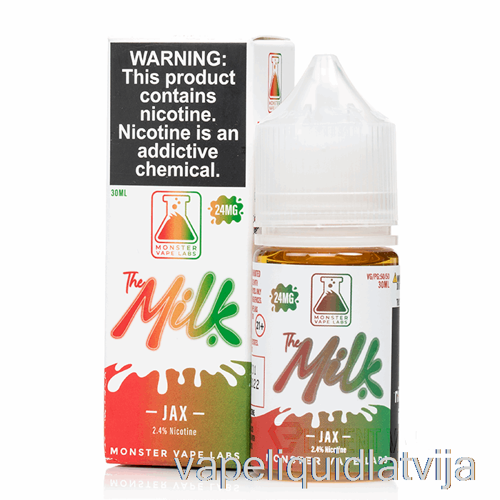 Jax - Piena Sāļi - 30 Ml 24 Mg Vape šķidruma